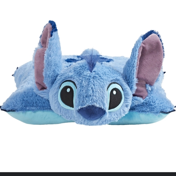 Stitch Pillow Pets Disney Lilo & Stitch Stuffed Animal Plush Toy Blue 13”x13”x8” - Picture 2 of 8
